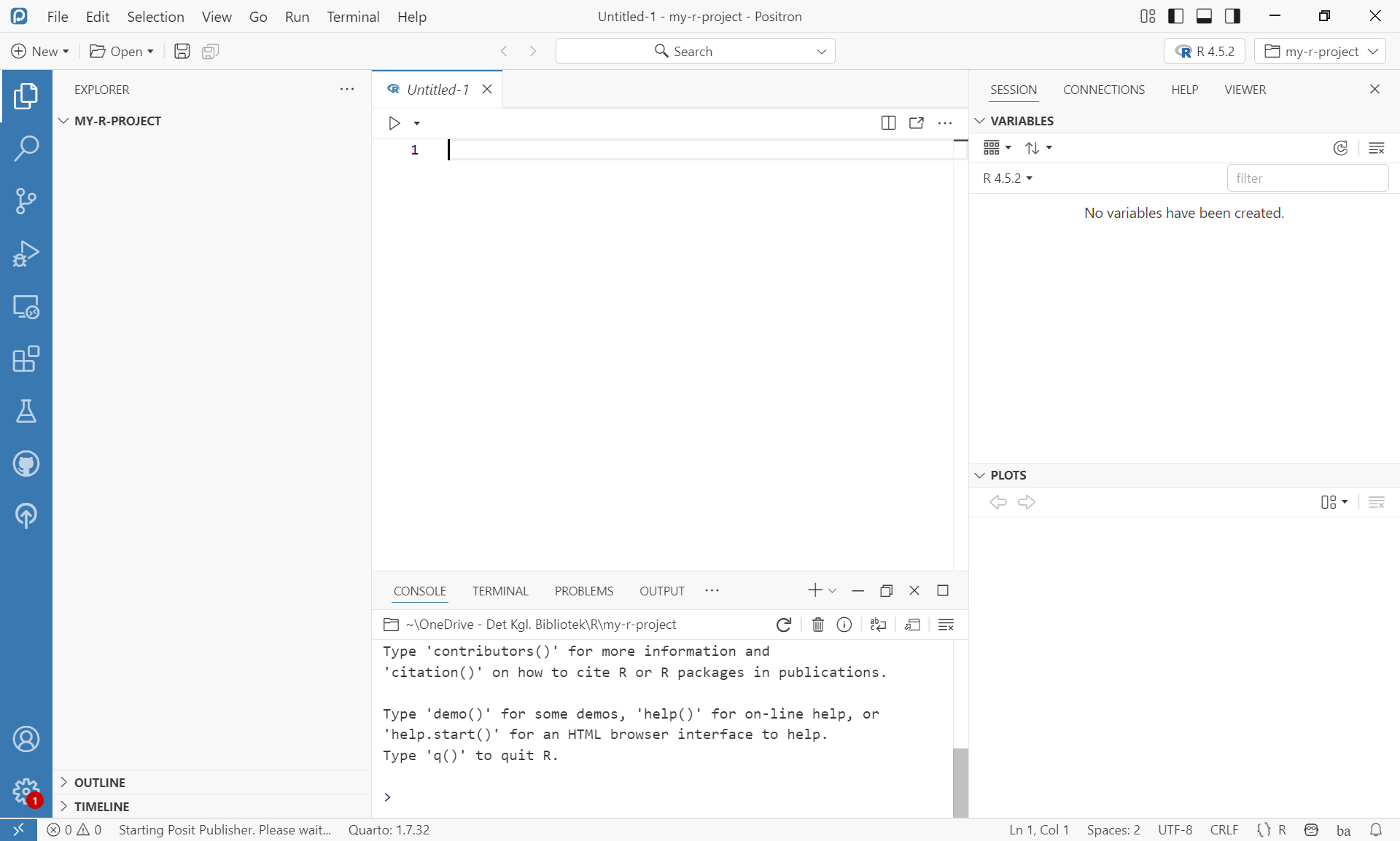A picture of Positron interface