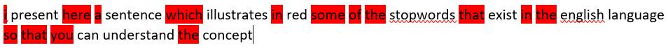 ”Stopwords examples